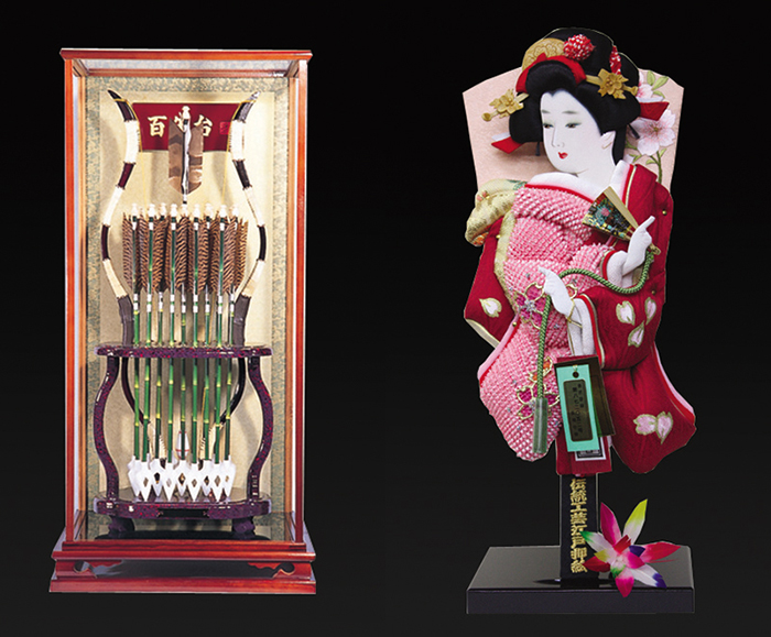 江戸時代からの伝統技法と群馬の絹で創る手工芸品のお雛様【人形の島久